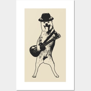 Doggo wielding ukulele Posters and Art